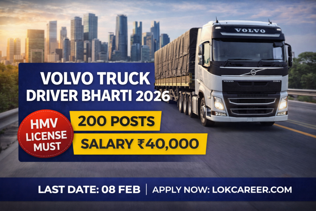 HKRN Volvo Truck Driver Recruitment 2026 online form