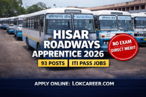 Hisar Roadways Apprentice Recruitment 2026