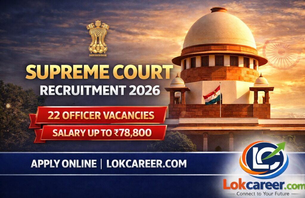 Supreme Court of India Vacancy 2026