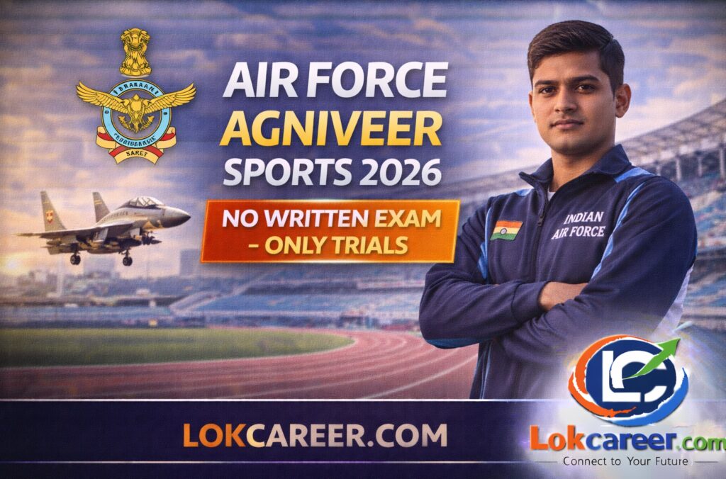 Indian Air Force Agniveer Sports Vacancy 2026