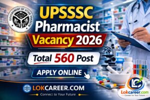 UPSSSC Pharmacist Recruitment 2026