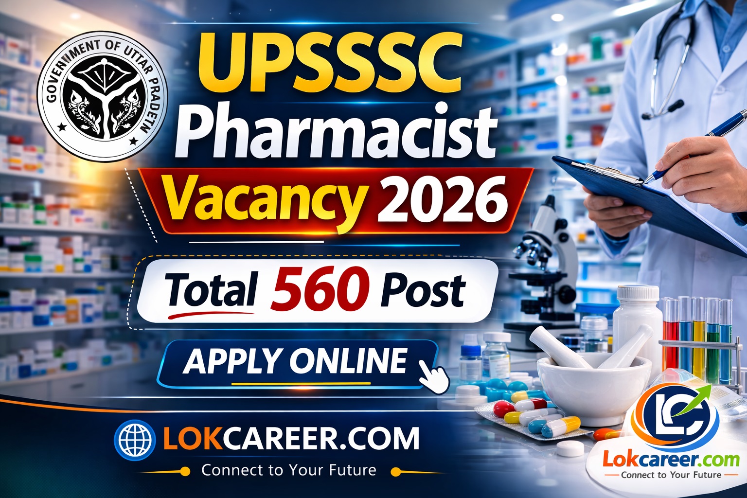 UPSSSC Pharmacist Recruitment 2026