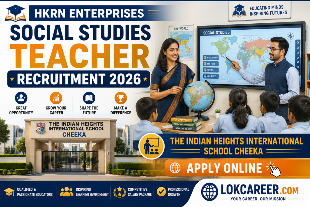 HKRN Social Studies Teacher Vacancy Latest update 2026