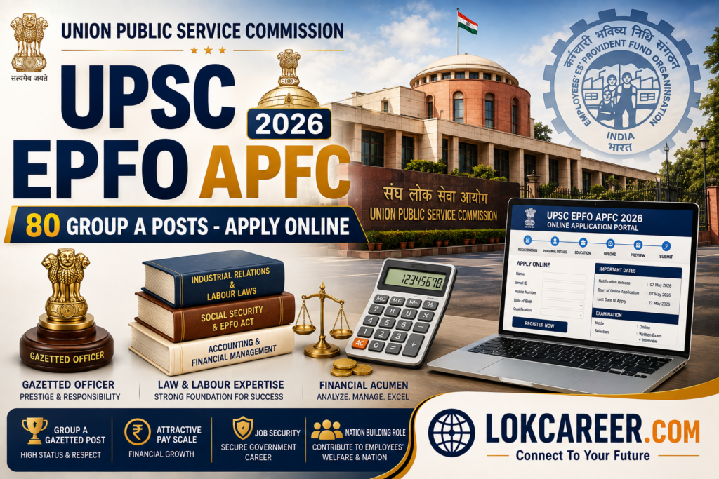 UPSC EPFO APFC Recruitment 2026