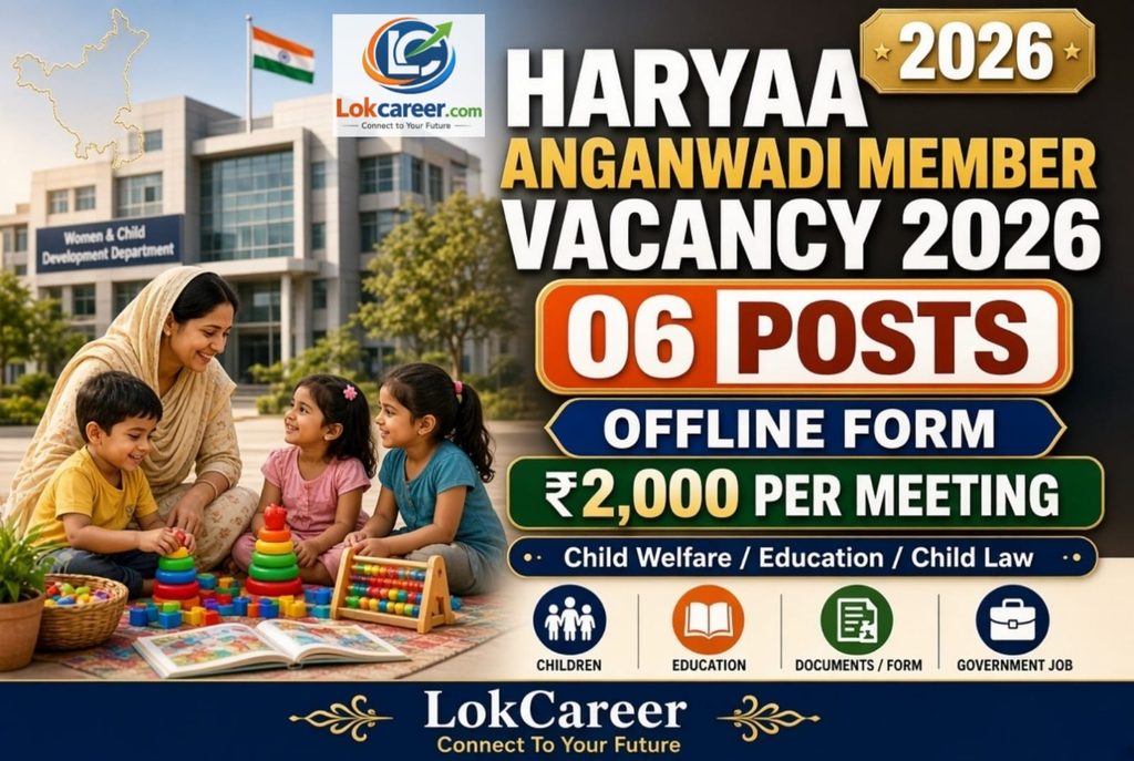 Haryana Anganwadi Member Vacancy 2026
