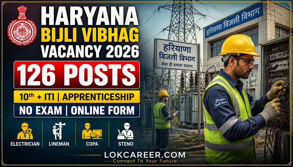 Haryana Bijli Vibhag Vacancy 2026 