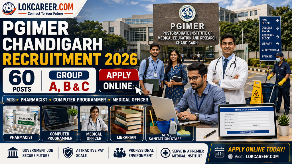 PGIMER Chandigarh Recruitment 2026