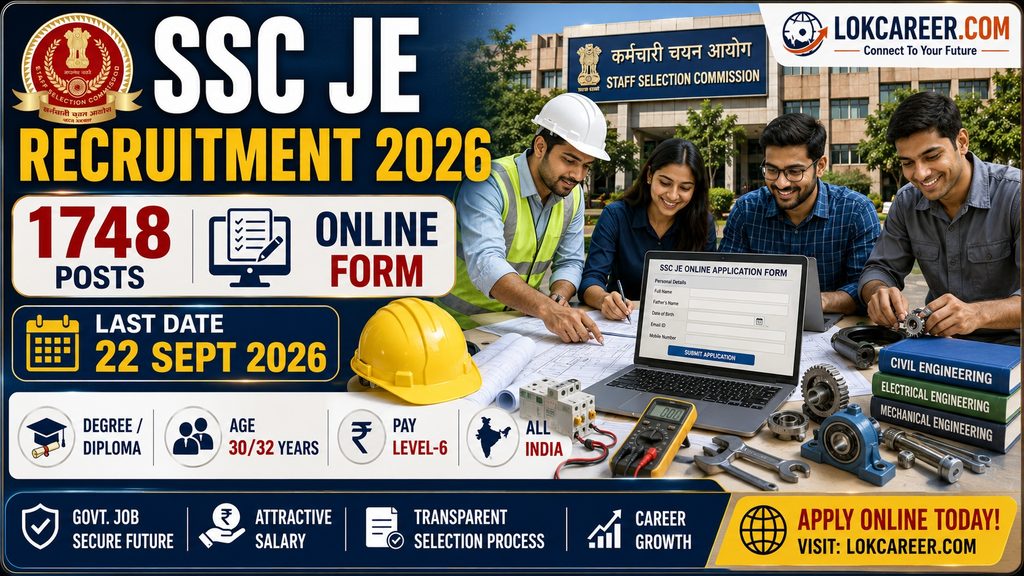 SSC JE Recruitment 2026